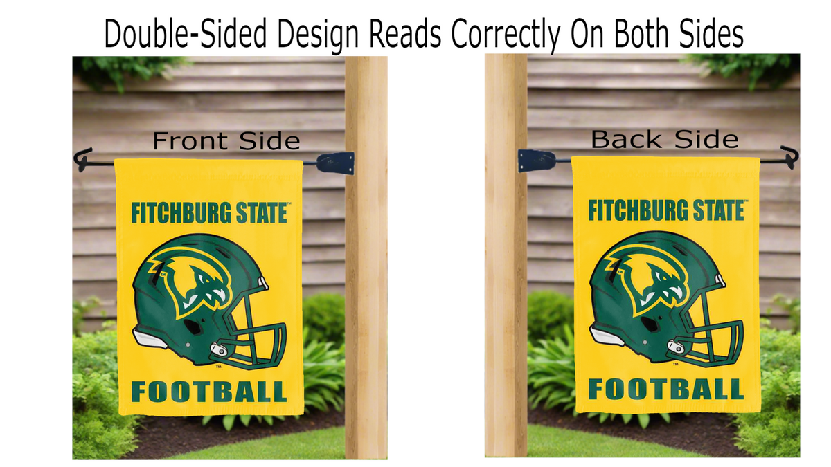 Fitchburg State University - Football Garden Flag