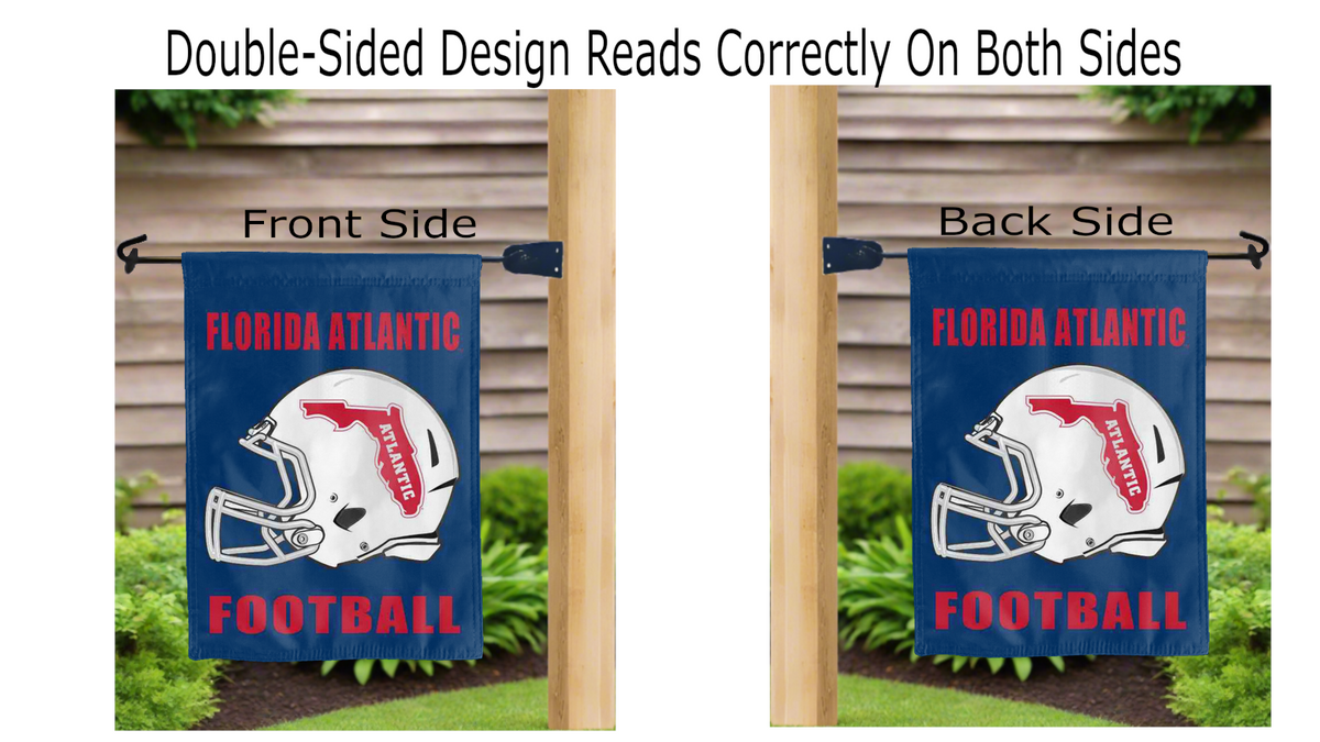 Florida Atlantic University - Football Garden Flag