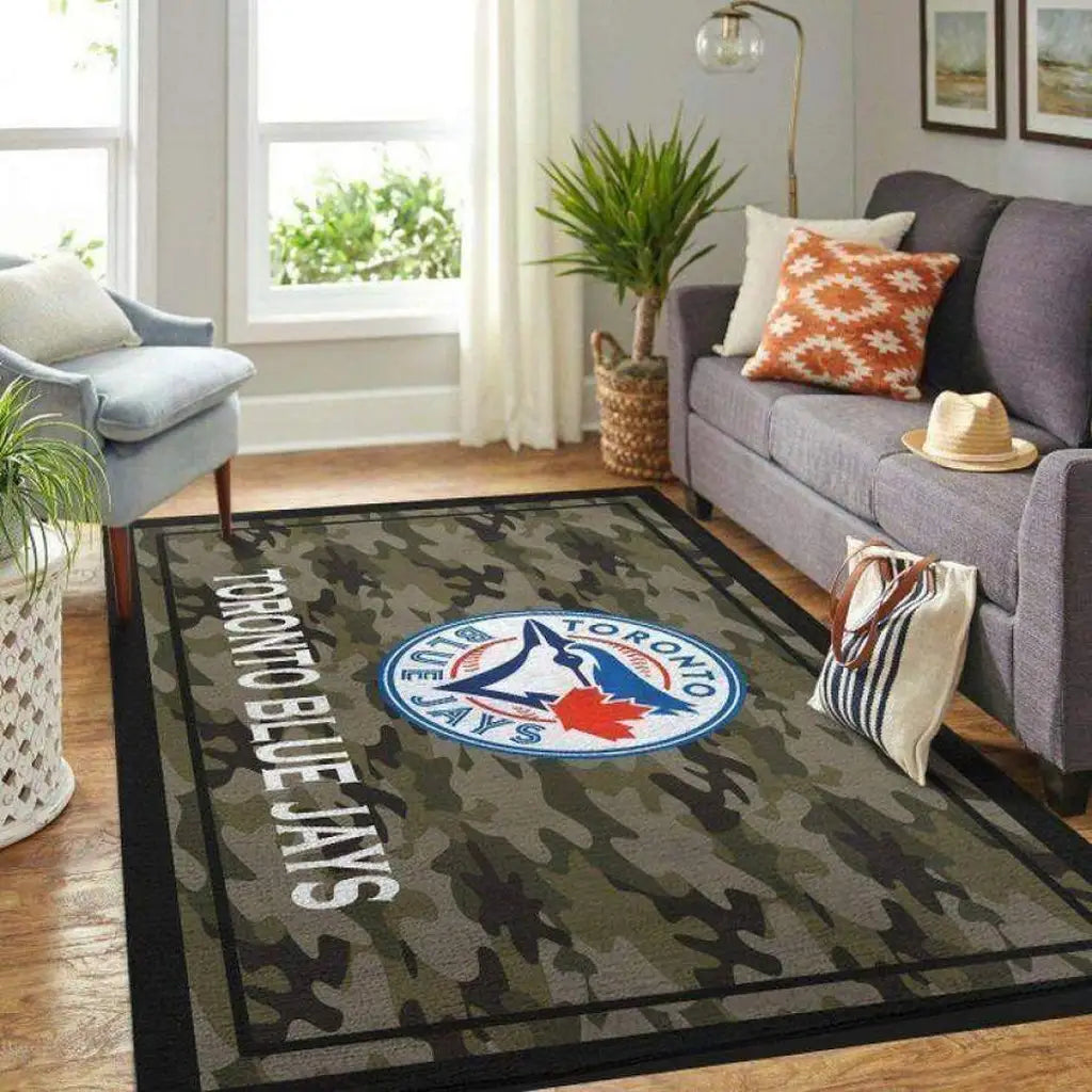 Toronto Jays Rug Ð Camo Sports Area for Fa...