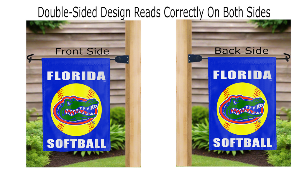 University of Florida Gators Softball Double Sided Garden Flag
