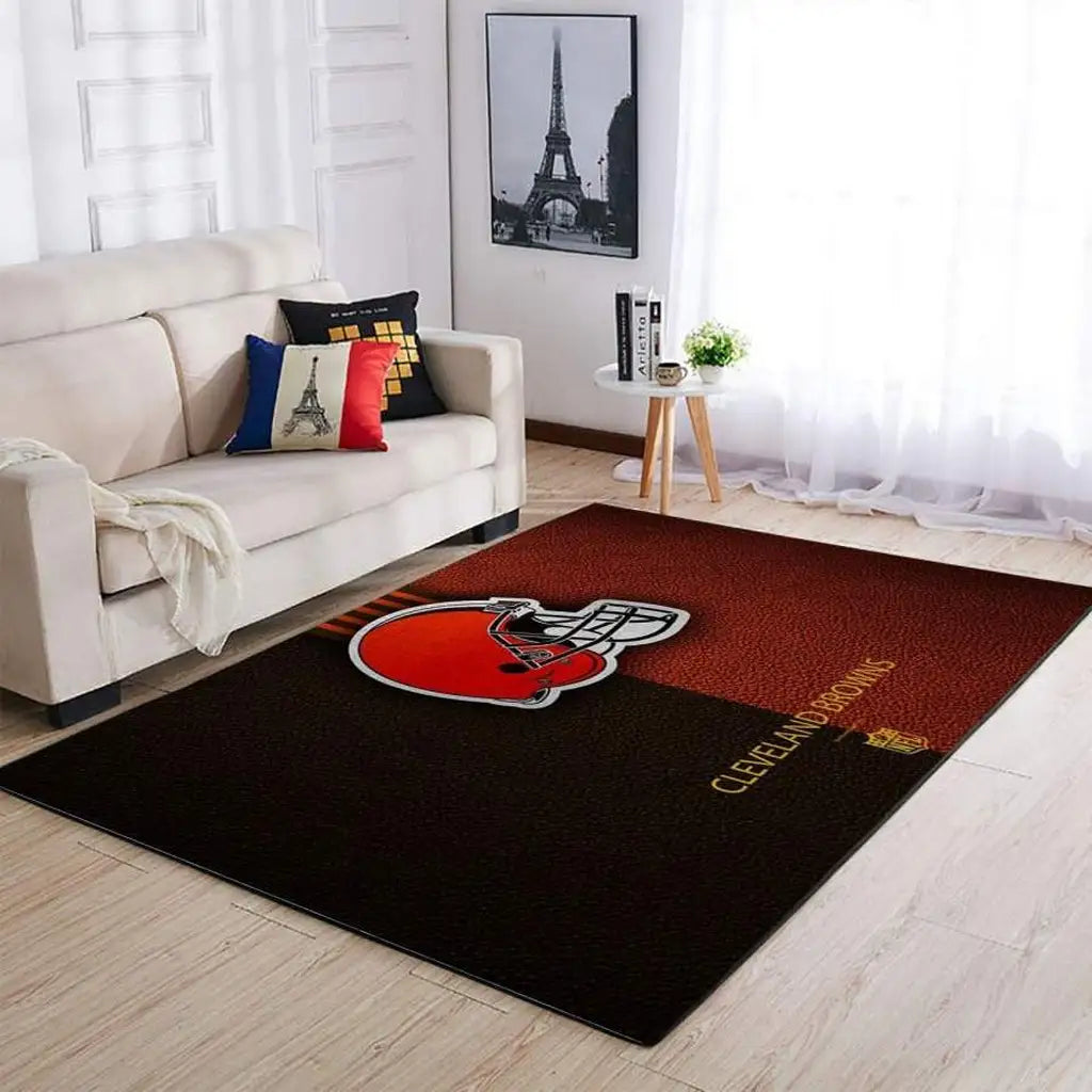 Cleveland Browns Rug Ð Area Modern Footbal...