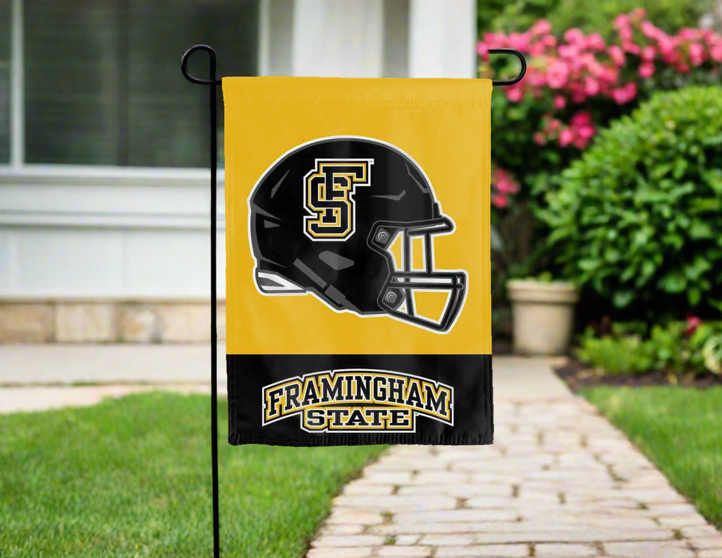 Framingham State Football Gold and Black Garden Flag