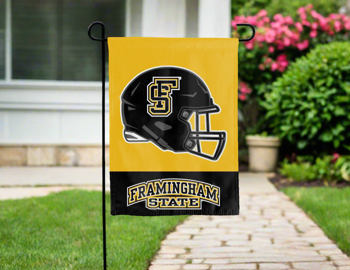 Framingham State Football Gold and Black Garden Flag