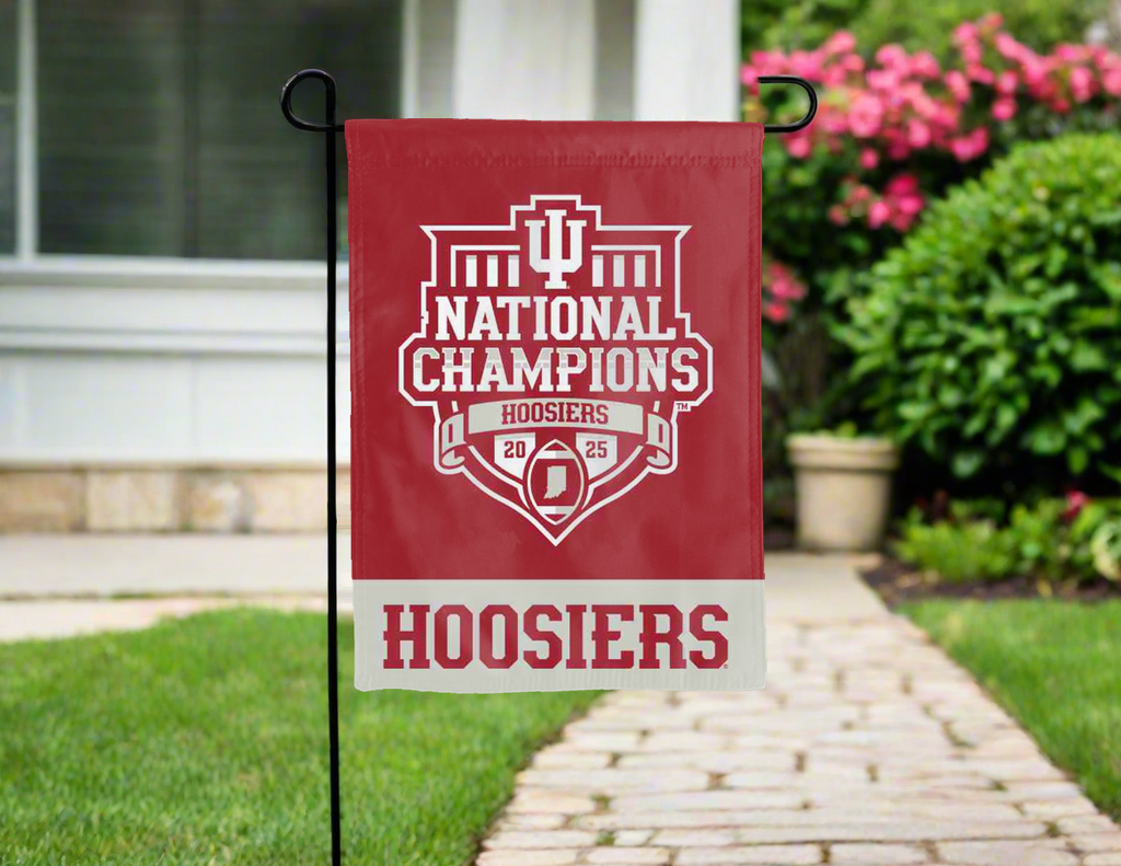 Indiana College Football National Champions 2025 Garden Flag