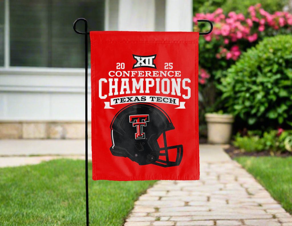 Texas Tech BIG 12 Football Champions Garden Flag
