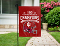 Indiana BIG Ten Conference Football Champions 2025 Garden Flag