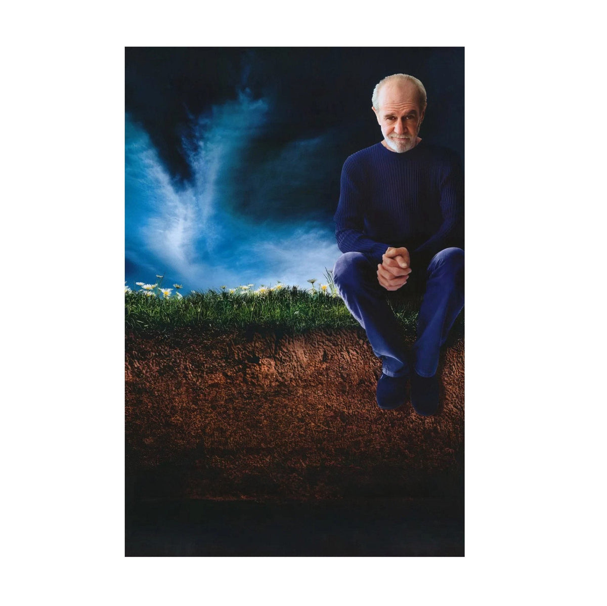 George Carlin: Life Is Worth Losing (2005) Movie Poster ‚Äî Key Art Print | Comedy Wall Art