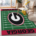 Georgia Bulldogs Rug Ð Football Field for ...