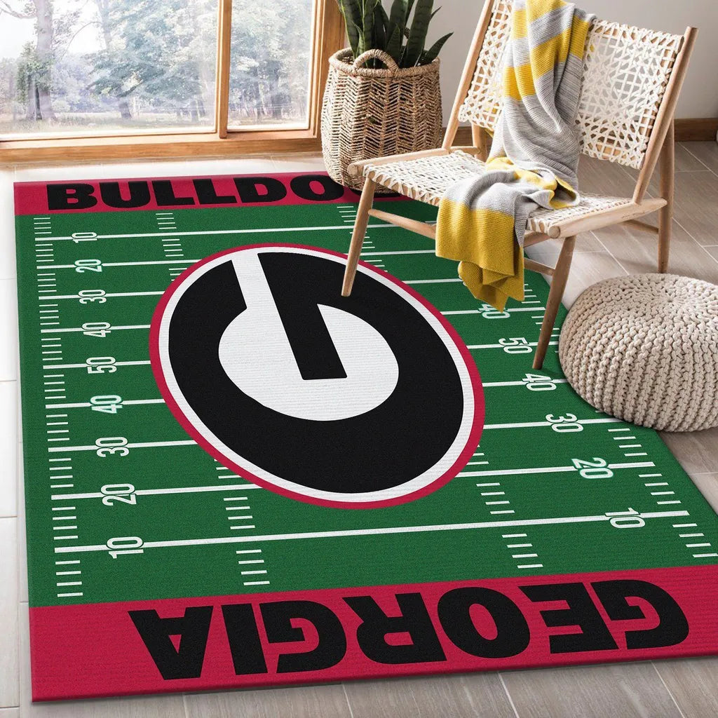 Georgia Bulldogs Rug Ð Football Field for ...