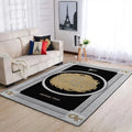 Georgia Tech Rug - Area for Home and Office Decor Black and Gold