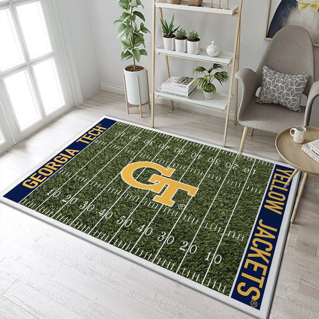 Georgia Tech Rug Ð Jackets Field Perfect f...