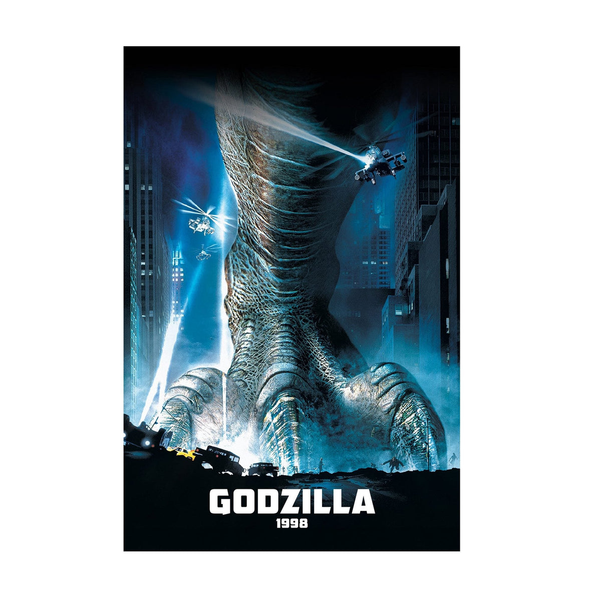 Godzilla (1998) Movie Poster ‚Äî Key Art Print | Kaiju Wall Art