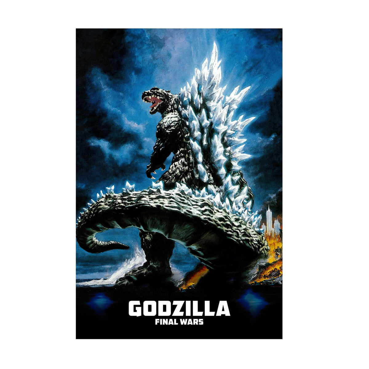 Godzilla: Final Wars (2004) Movie Poster ‚Äî Key Art Print | Kaiju Wall Art