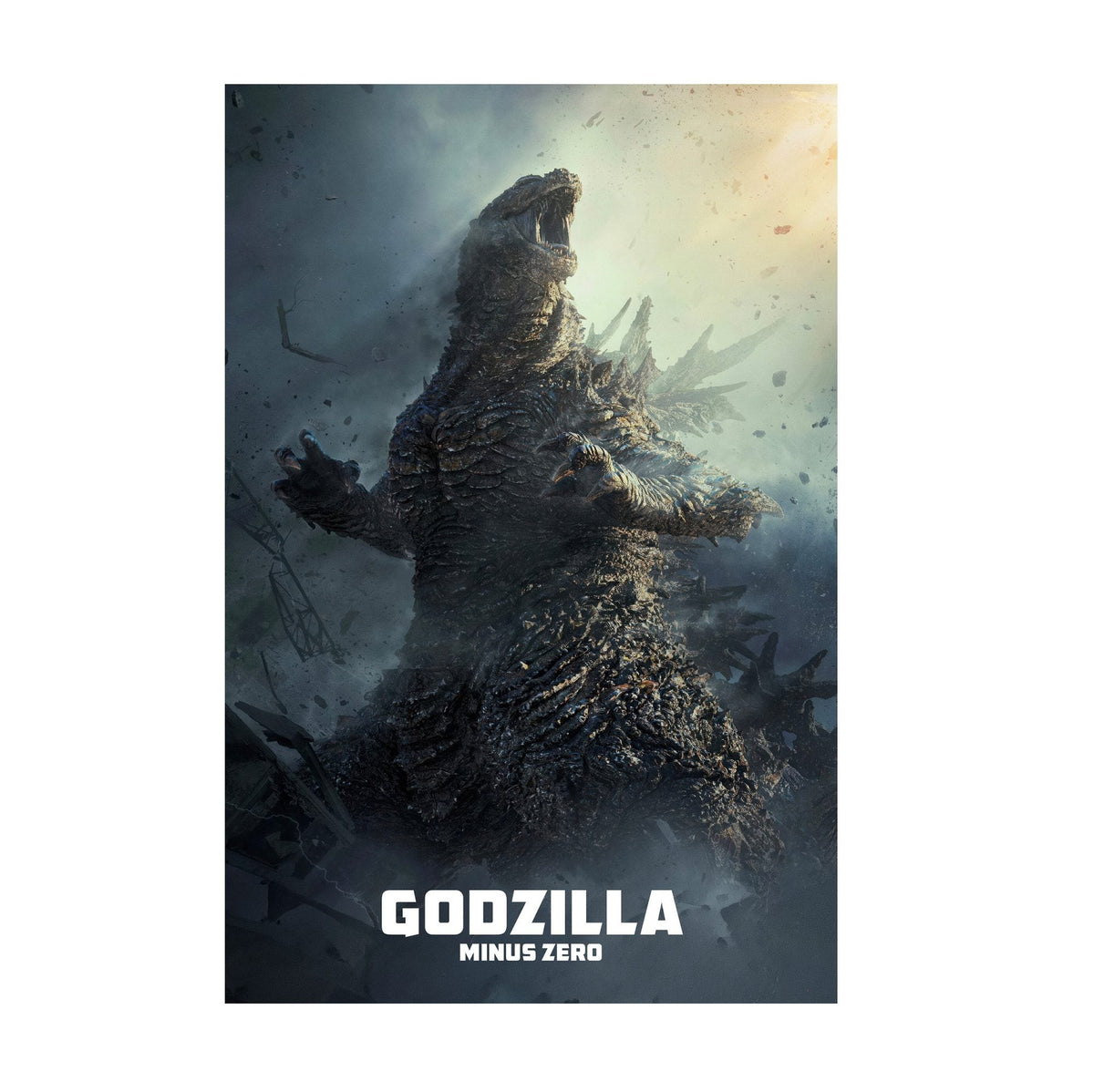 Godzilla Minus Zero (2026) Movie Poster ‚Äî Key Art Print | Kaiju Wall Art