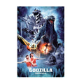 Godzilla: Tokyo S.O.S. (2003) Movie Poster ‚Äî Key Art Print | Kaiju Wall Art