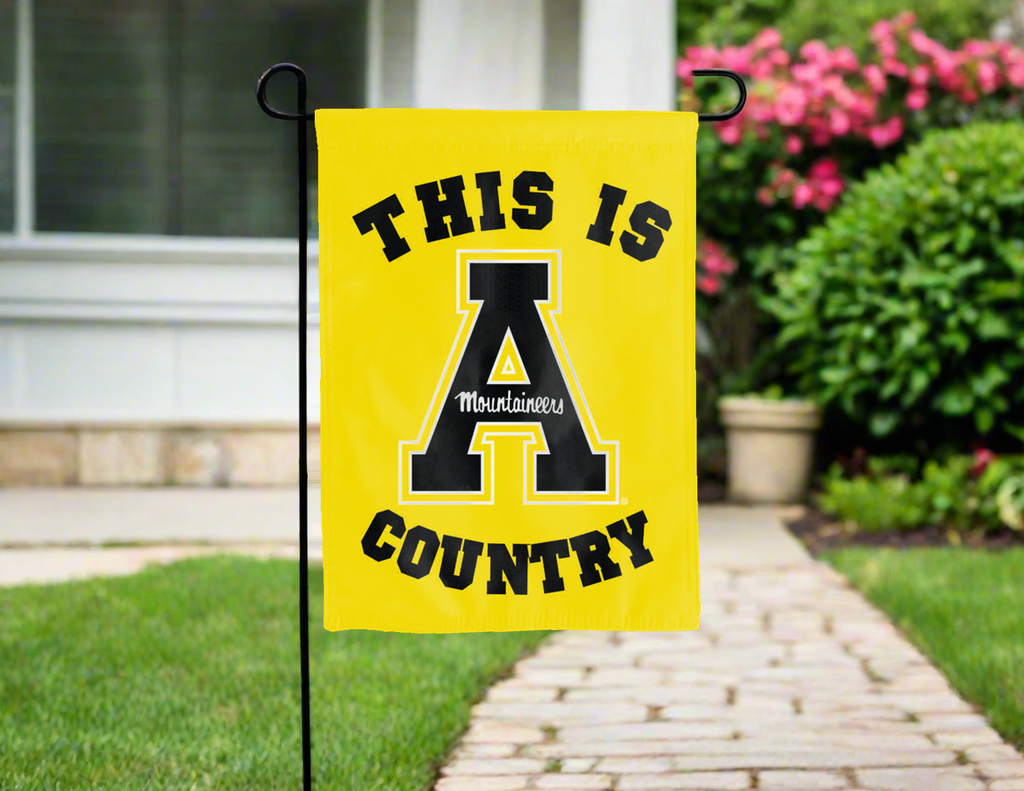 Appalachian State Mountaineers Country Double Sided Garden Flag