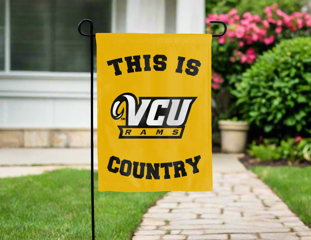 This Is VCU Rams Country Double Sided Garden Flag