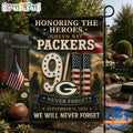 Green Bay Packers NFL We Will Never Forget 9 11 Flag
