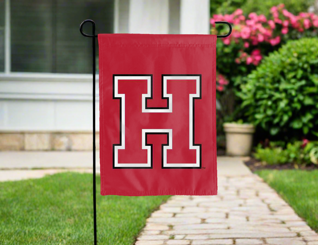 Harvard University Garden Flag with H Logo