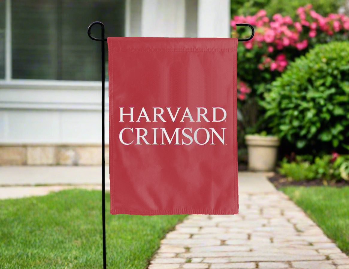 Harvard University Crimson Garden Flag
