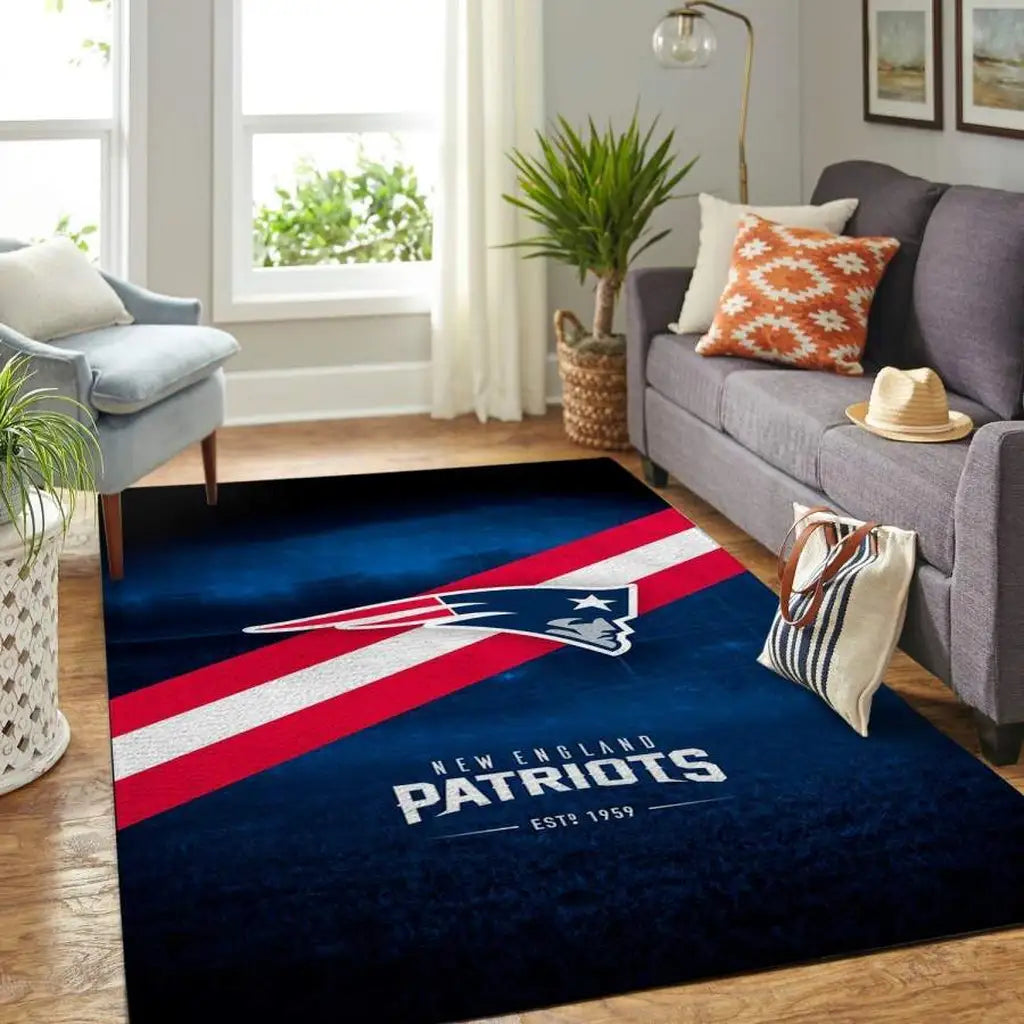 New England Patriots Rug Ð Team Logo Area ...