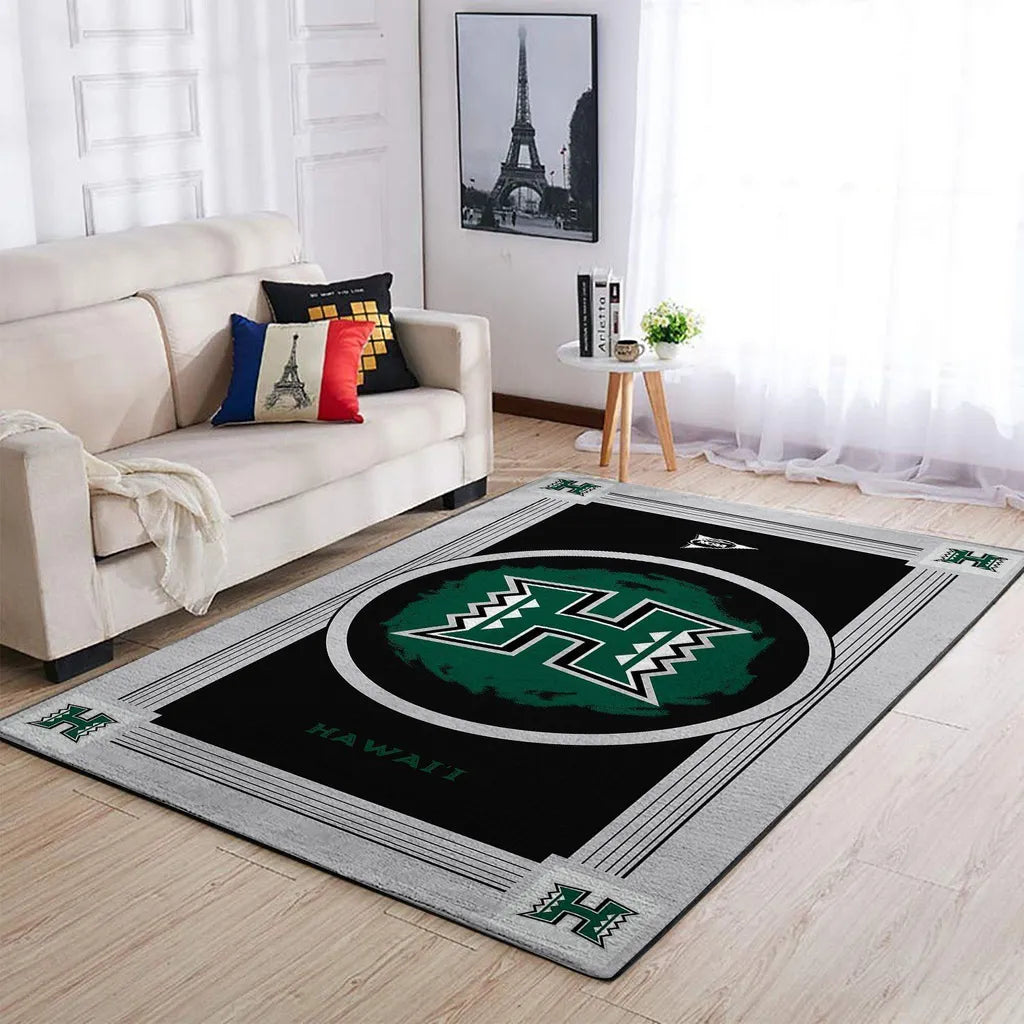 Hawaii Themed Rug for Living Room and Bedroom De...