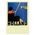 Holland ‚Äî Vintage 1930s Travel Poster | Netherlands Wall Art