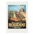 Houdini Buried Alive ‚Äî Egyptian Sphinx Poster ‚Äî 1920s Vintage Magic Show Print | Magician Wall Art