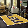 LSU Logo Rug for Living Room and Bedroom Decor P...
