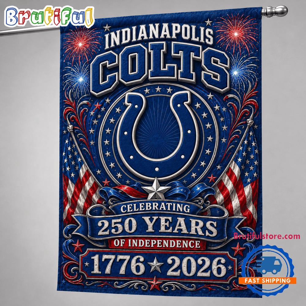 Indianapolis Colts NFL 250 Years of Freedom 1776-2026 Flag