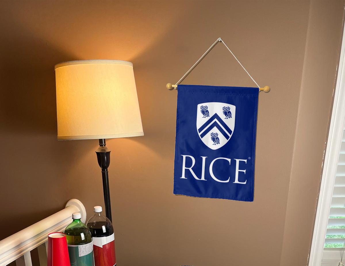 Rice University - Athenian Owl Double Sided Garden Flag