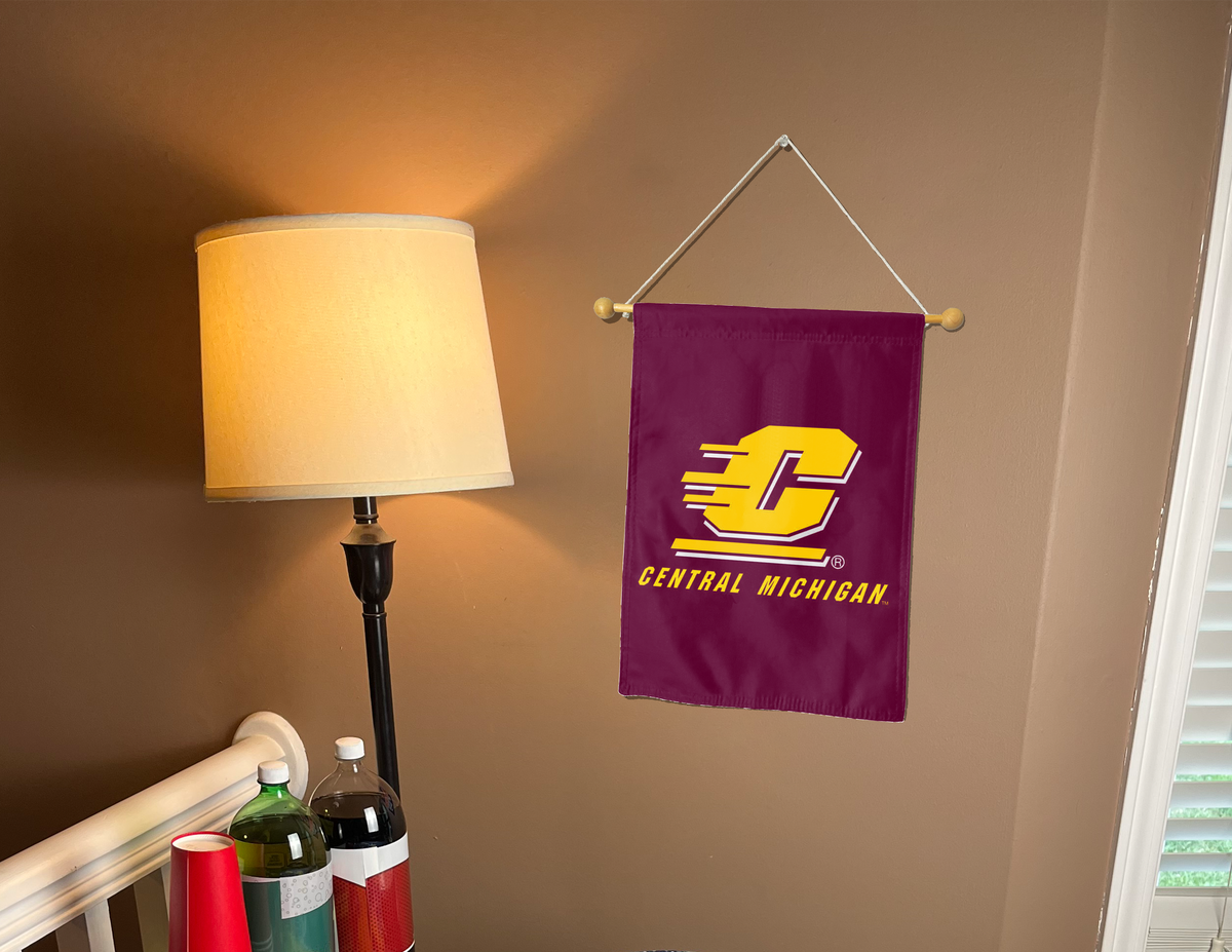 Central Michigan University Double Sided Garden Flag