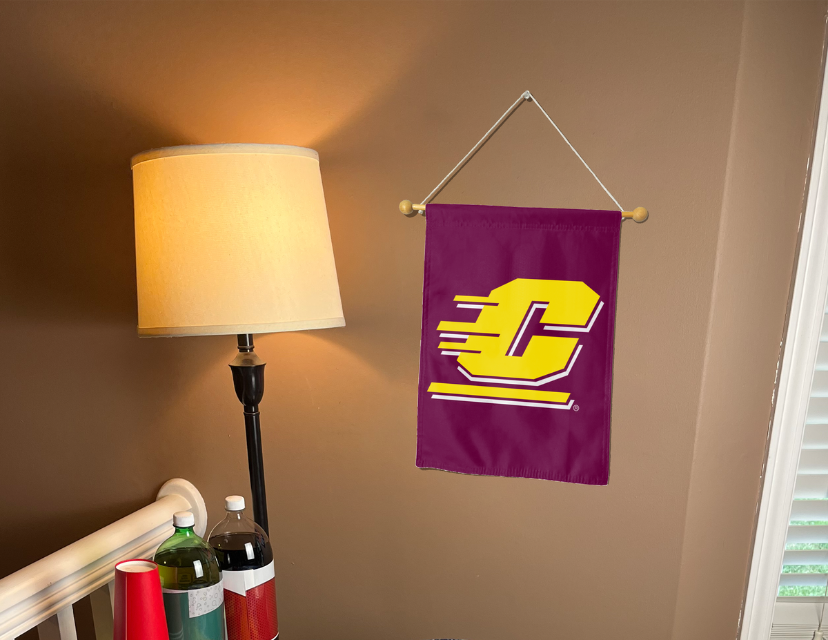 Central Michigan University - Chippewas Double Sided Garden Flag