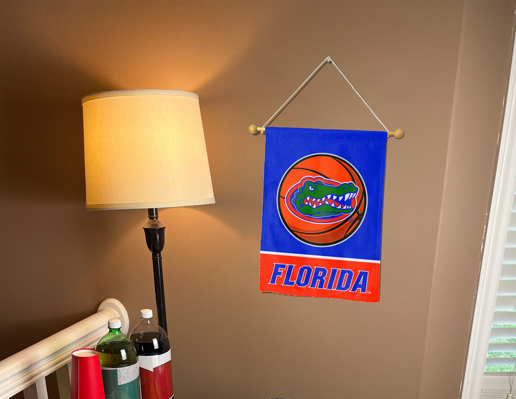 University of Florida Gators Basketball Double Sided Garden Flag