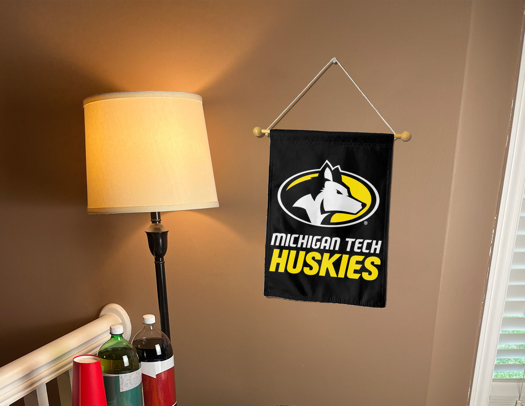Michigan Tech - Huskies Double Sided Garden Flag