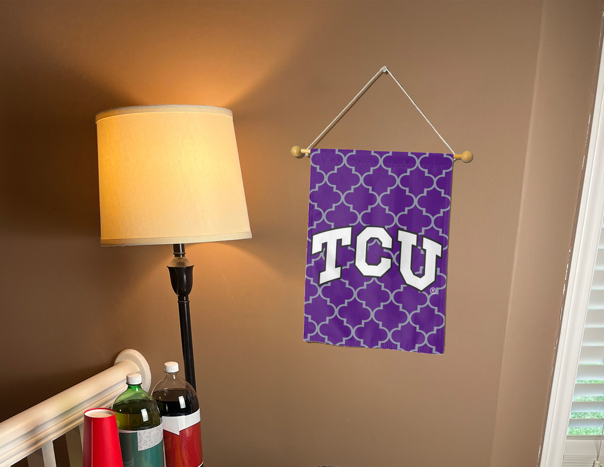 TCU Double Sided Garden Flag