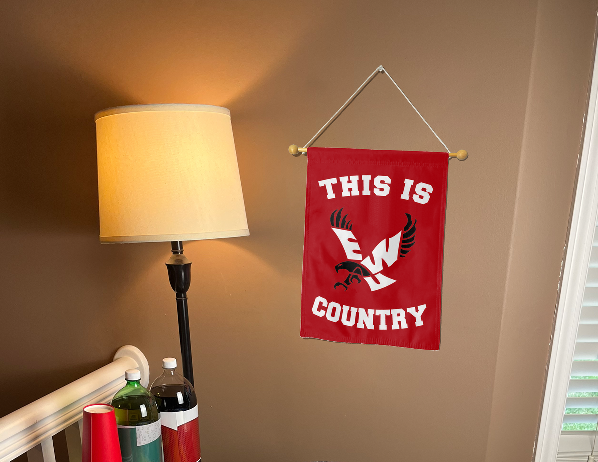 This Is Eastern Washington Eagles Country Double Sided Garden Flag