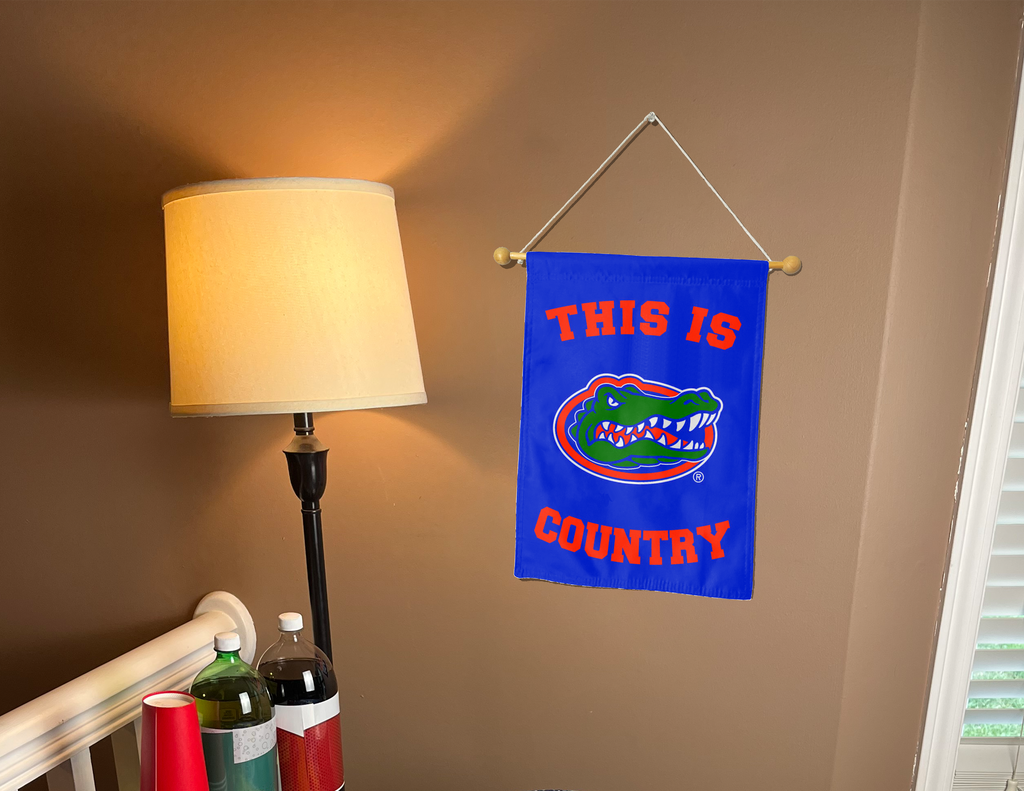 This Is University of Florida Gators Country Double Sided Garden Flag