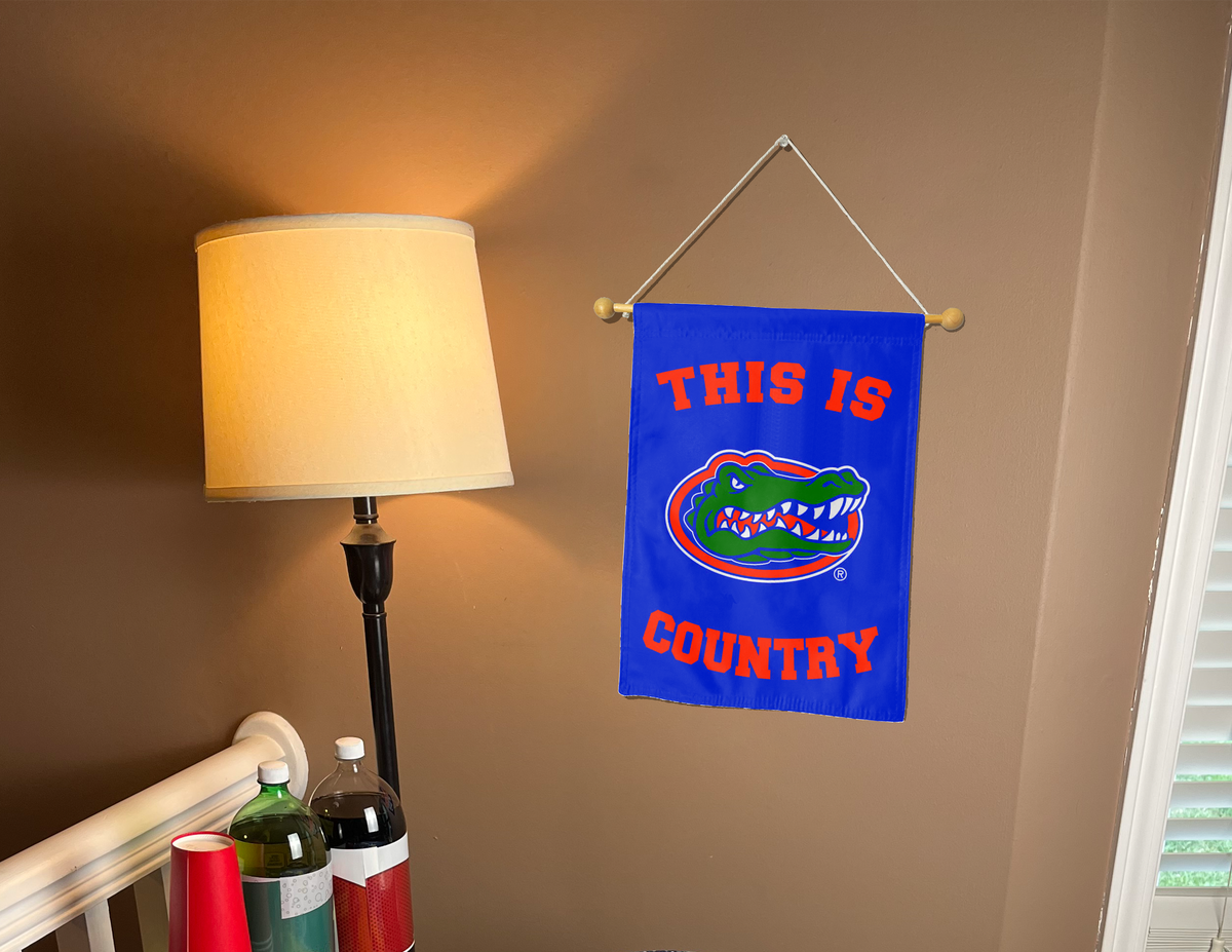 This Is University of Florida Gators Country Double Sided Garden Flag