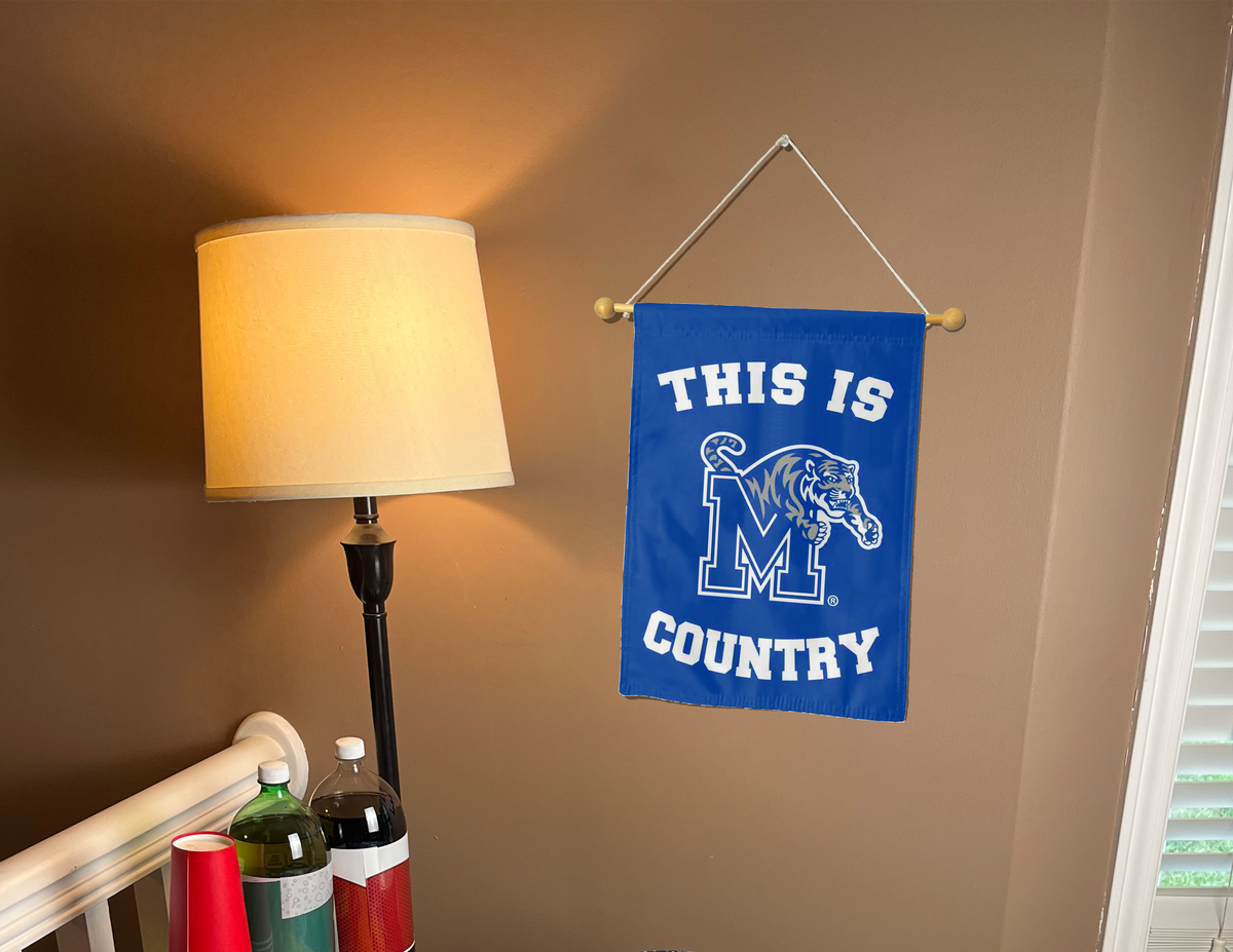 Memphis Tigers Country Double Sided Garden Flag