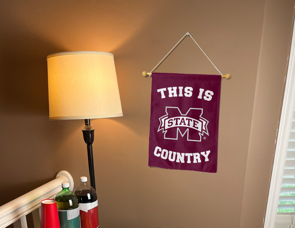 Mississippi State Bulldogs Country Double Sided Garden Flag