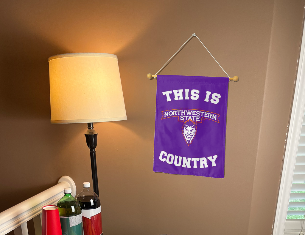 This Is Northwestern State Country Double Sided Garden Flag