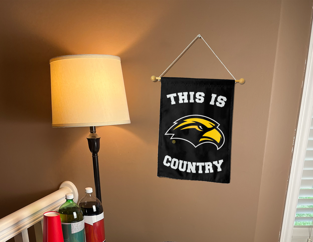 Southern Miss Golden Eagles Country Double Sided Garden Flag