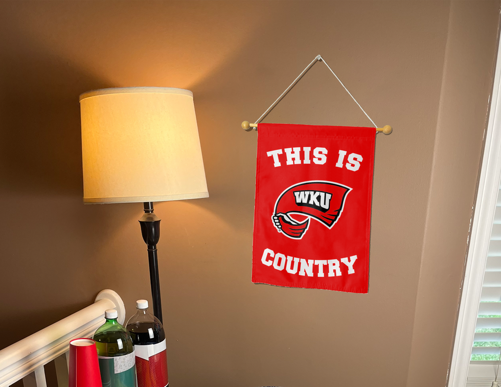 WKU Hilltoppers Country Double Sided Garden Flag