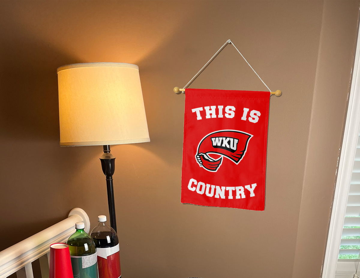 WKU Hilltoppers Country Double Sided Garden Flag