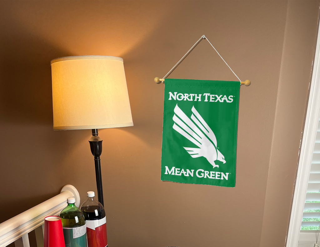 North Texas University Mean Green Double Sided Garden Flag