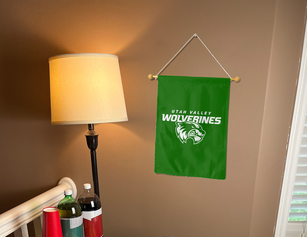 Utah Valley University Wolverines Double Sided Garden Flag