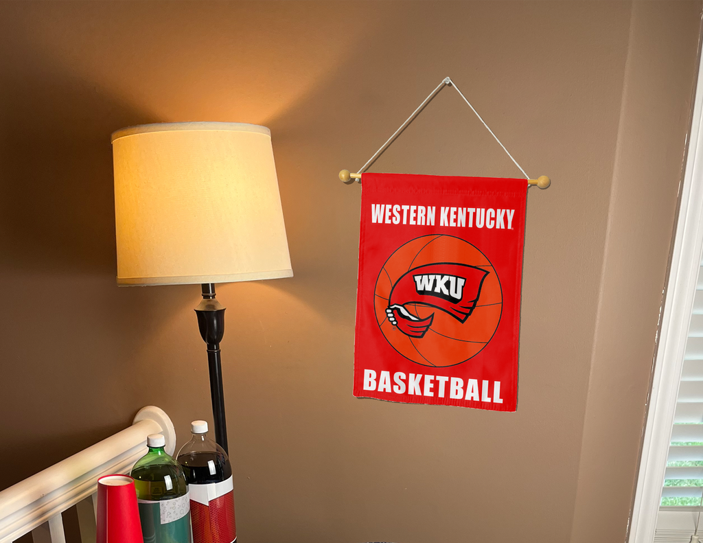 Western Kentucky University - Hilltoppers Basketball Double Sided Garden Flag