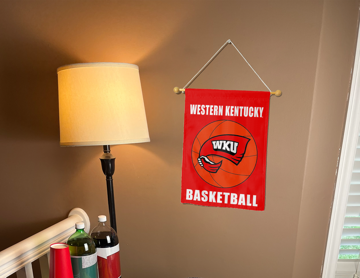 Western Kentucky University - Hilltoppers Basketball Double Sided Garden Flag