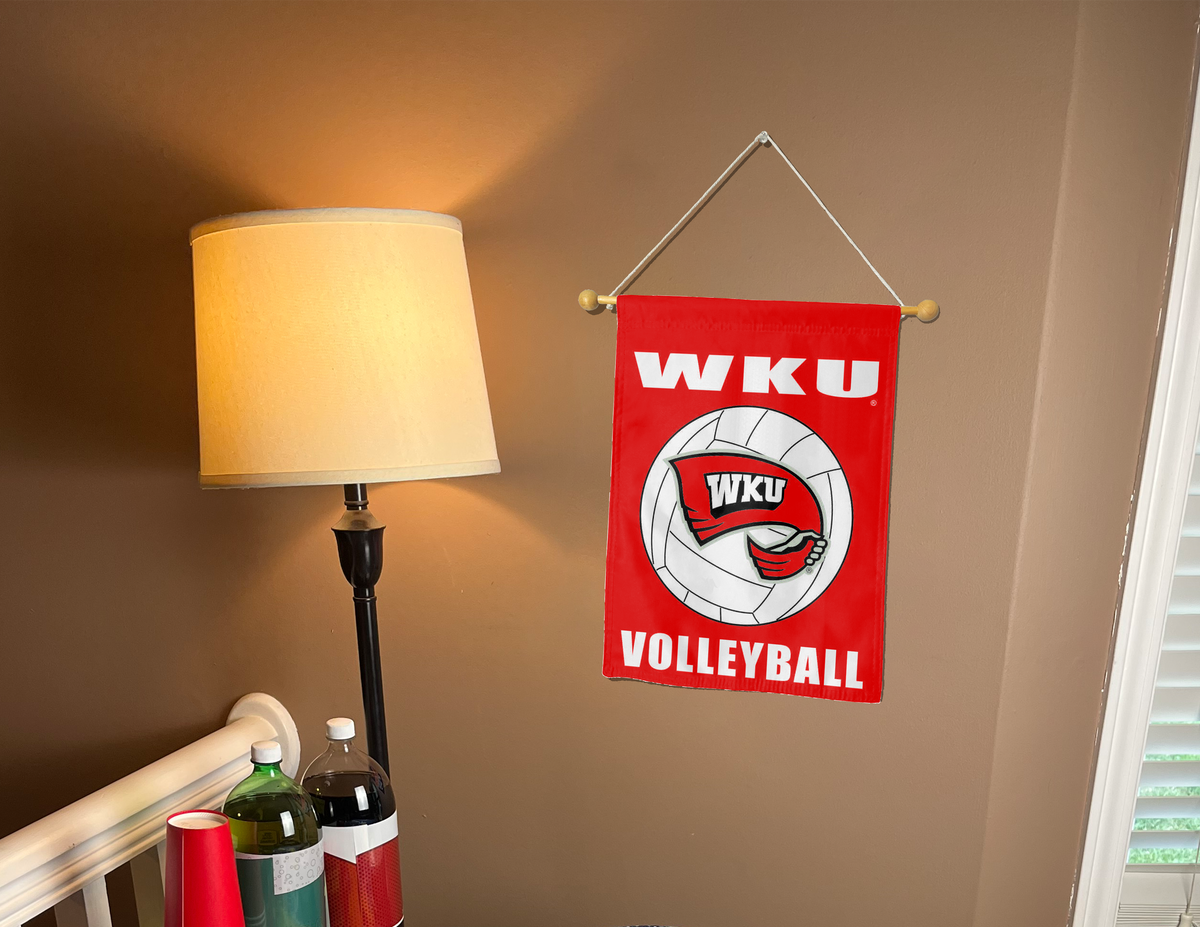 Western Kentucky University - Hilltoppers Volleyball Double Sided Garden Flag